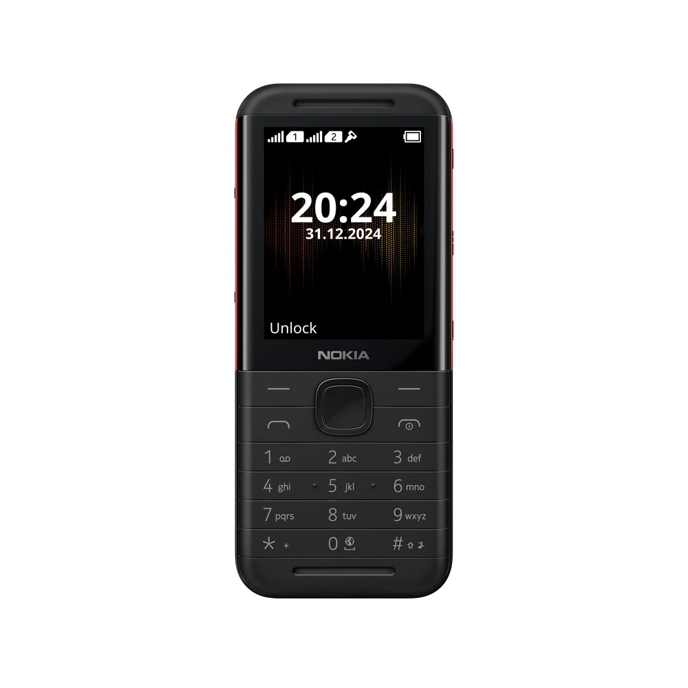 Nokia 5310 (2024) ds, black / red