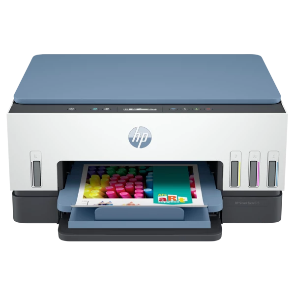 HP Tintasugaras MFP NY / M/S  Smart Tank 675 tintatartályos multifunkciós nyomtató, USB / Wlan A4 12lap / perc(ISO), kék