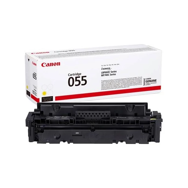 CANON toner CRG-055, sárga, 2,1k