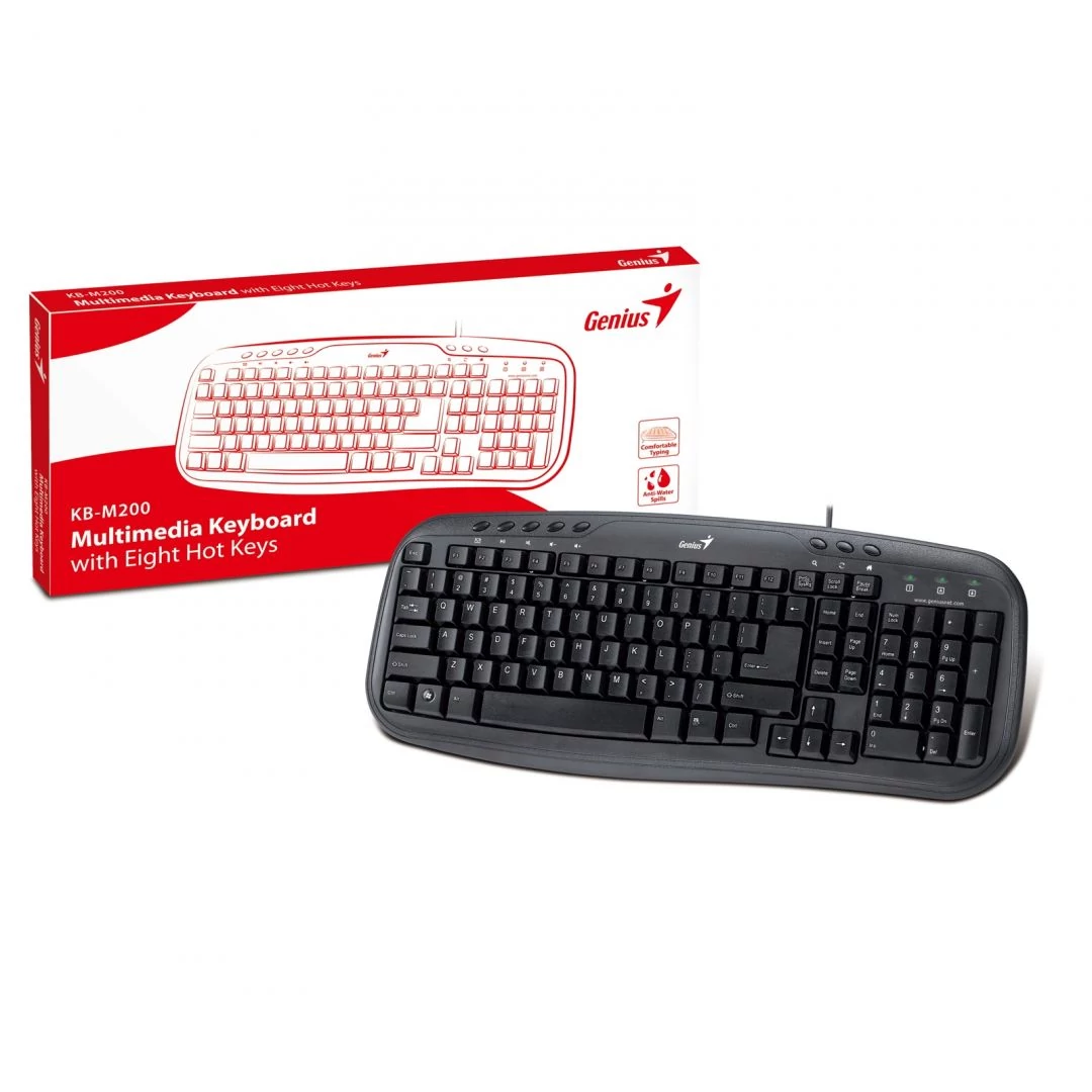 Genius SlimStar M200 keyboard Black HU