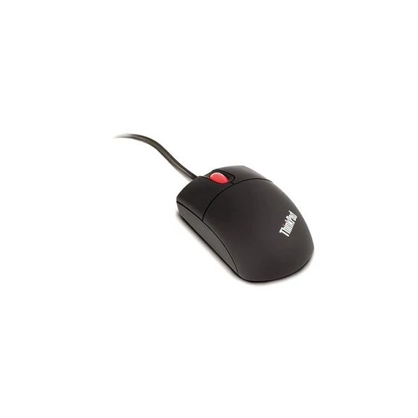 LENOVO Vezetékes egér, Travel Mouse, Optikai, USB, PS / 2, fekete