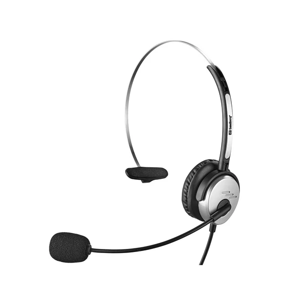 SANDBERG Headset mikrofonnal, USB Mono Headset Saver