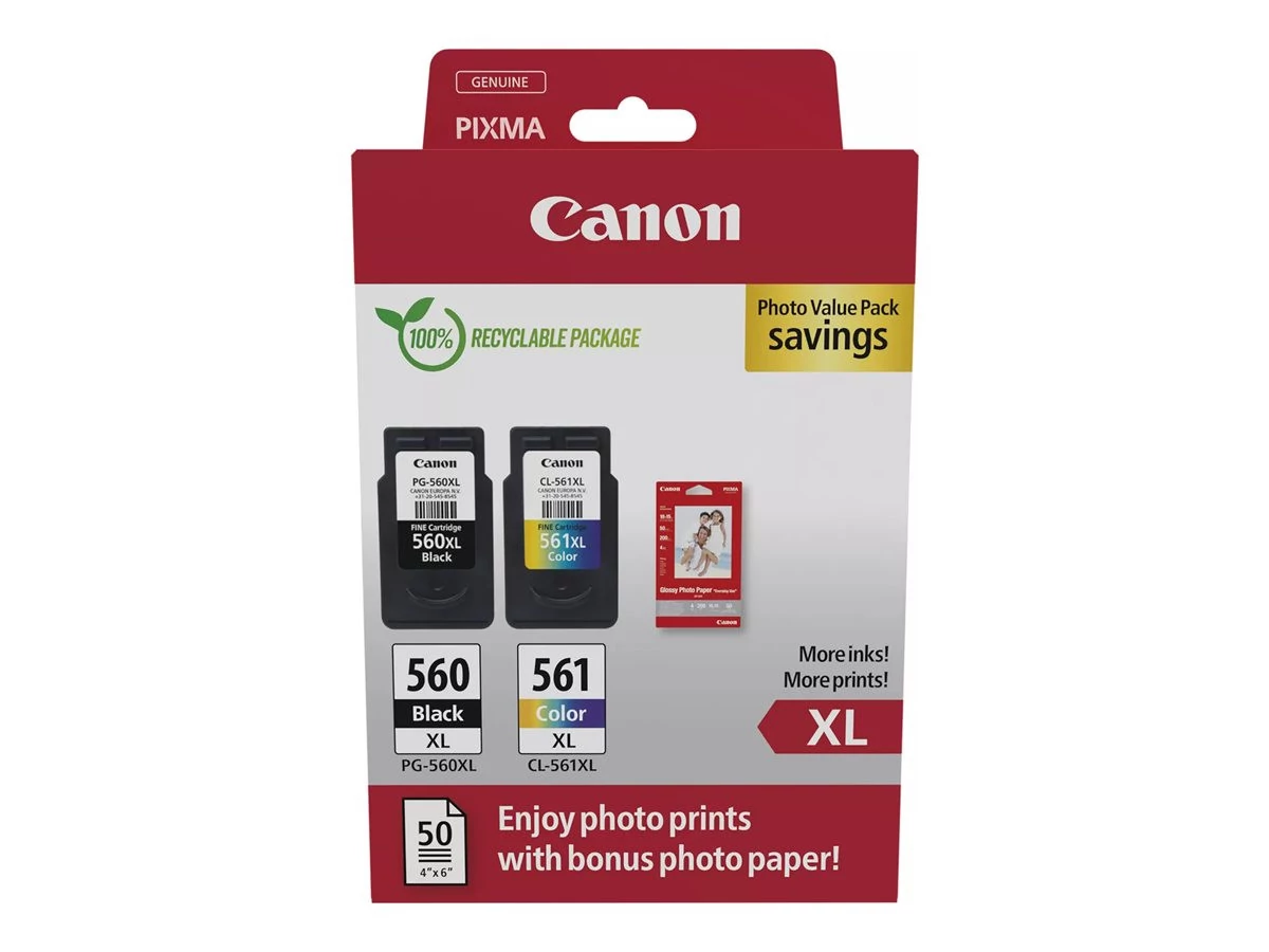 Canon PG-560XL + CL-561XL Tintapatron Multipack 1x14,3 ml + 1x12,2 ml Canon