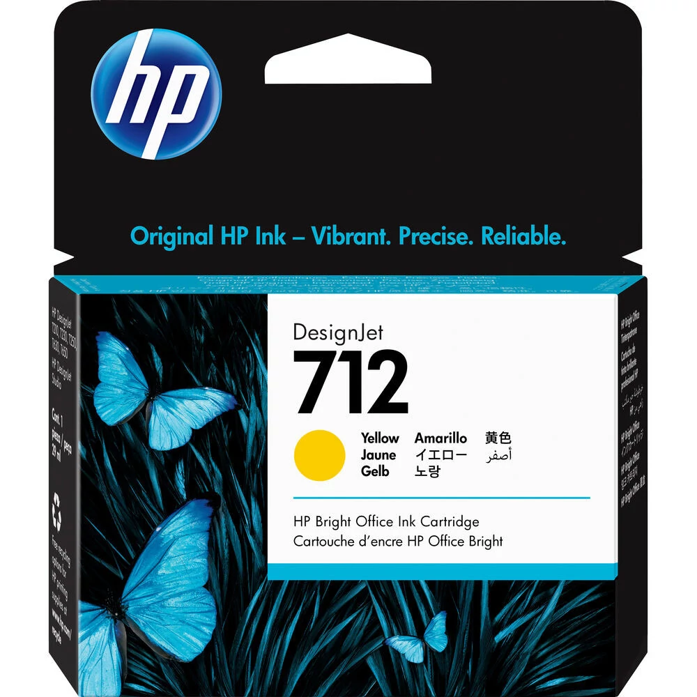 HP 3ED69A Patron Yellow 29ml No.712 (Eredeti)