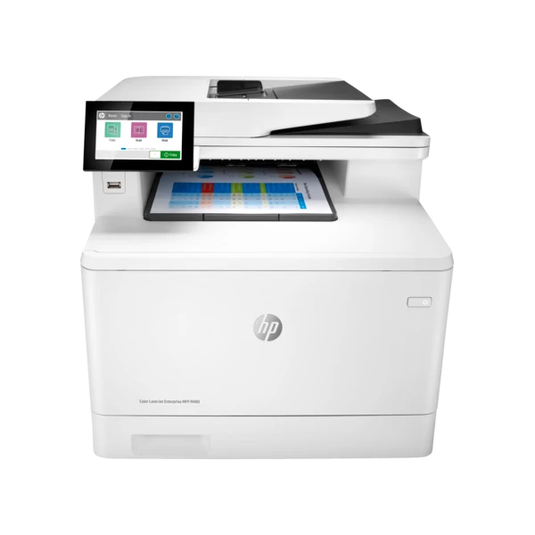 HP Lézer MFP NY / M/S / F Laserjet Enterprise color MFP M480f, színes, 2GB, USB / Háló, A4 27lap / perc FF, 600x600, DADF