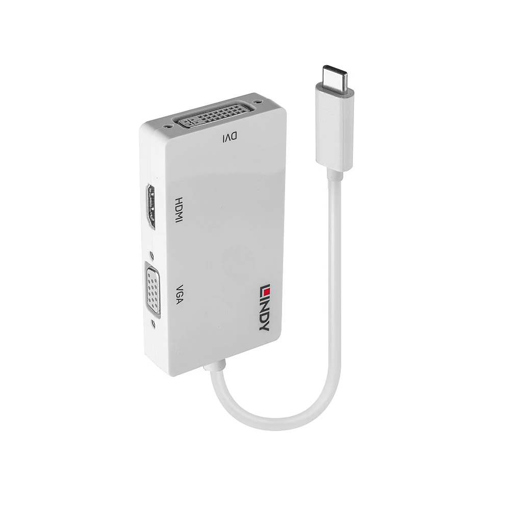 LINDY USB Type C to Triple Display Converter