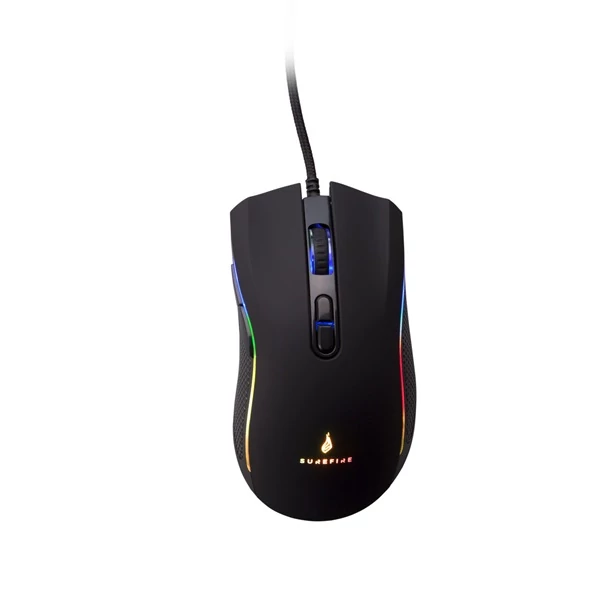 SUREFIRE Gamer Vezetékes Egér 48815 (Hawk Claw Gaming 7-Button Mouse with RGB)