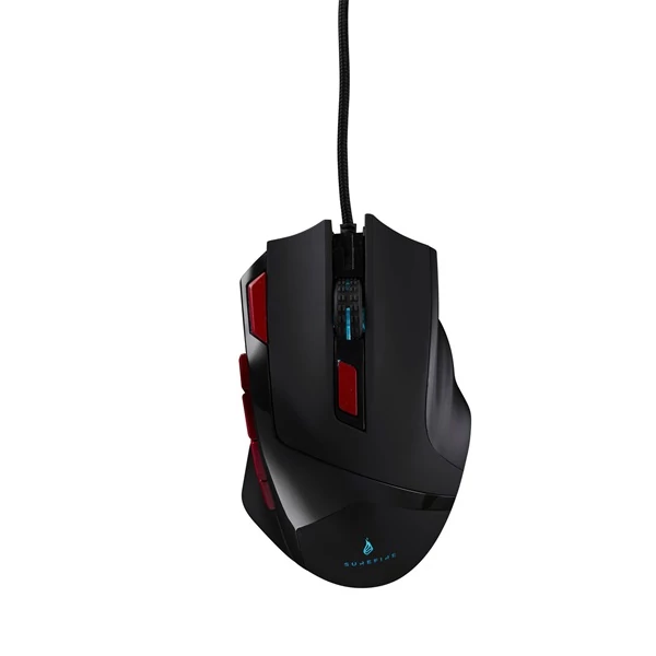 SUREFIRE Gamer Vezetékes Egér 48817 (Eagle Claw Gaming 9-Button Mouse with RGB)