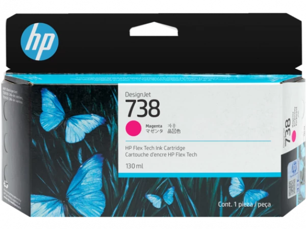 HP 498N6A Patron Magenta 130ml No.738 HP