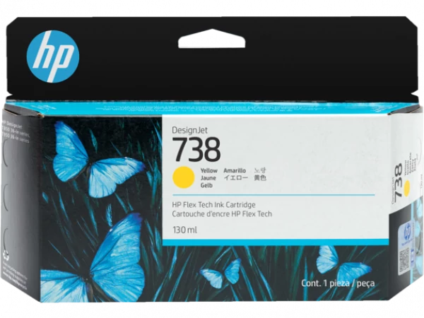 HP 498N7A Patron Yellow 130ml No.738 HP