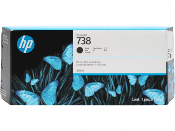 HP 498N8A Patron Black 300ml No.738 HP