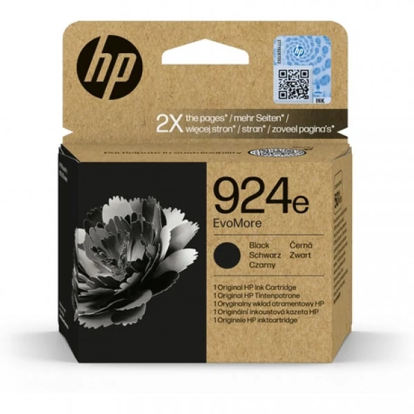 HP 4K0V0NE Tintapatron Black 1.000 oldal kapacitás No.924e EvoMore HP