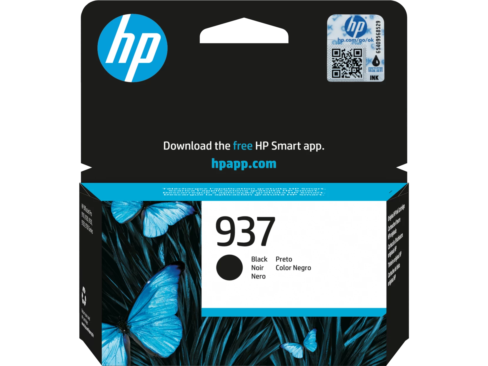 HP 4S6W5NE Tintapatron Black 1.450 oldal kapacitás No.937 HP