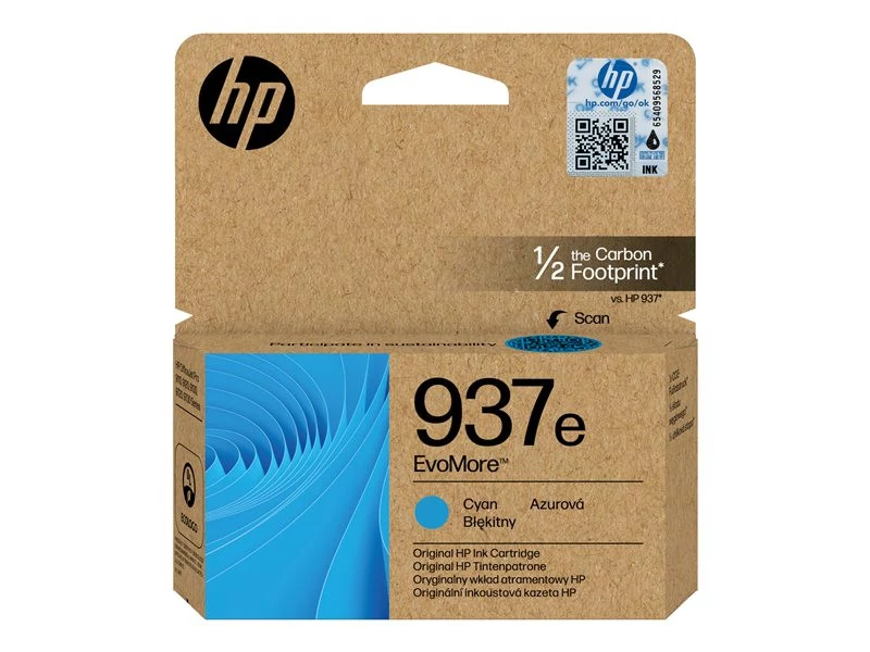 HP 4S6W6NE Tintapatron Cyan 1.650 oldal kapacitás No.937e EvoMore HP