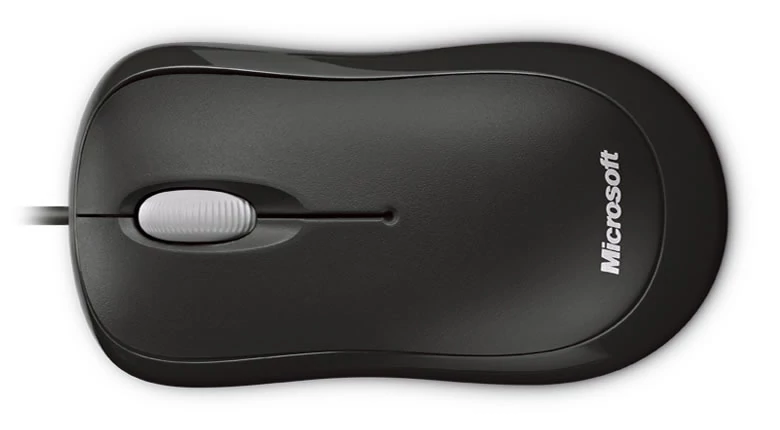 Microsoft Optical Mouse vezetékes egér, fekete (üzleti csomagolás)