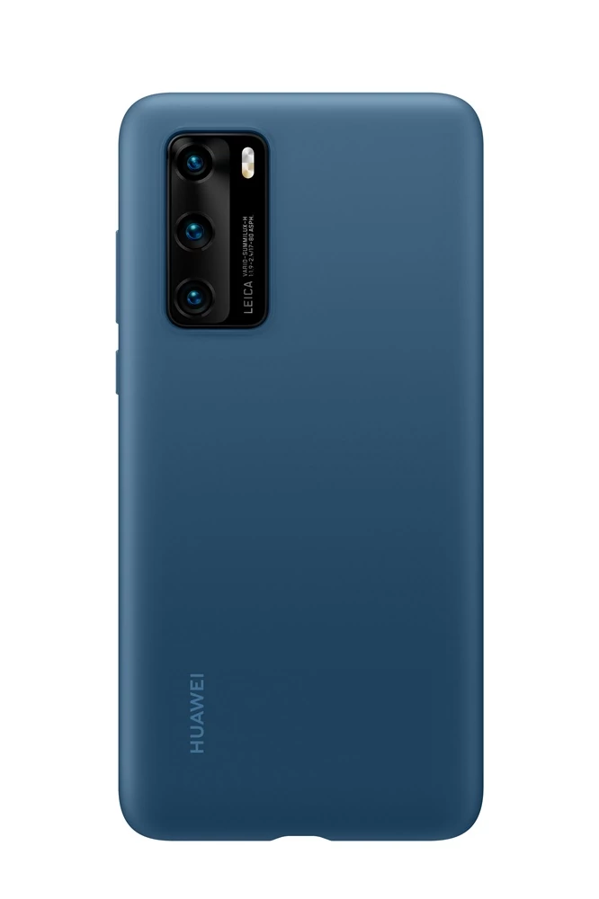 Huawei silicone case, p40, ink blue