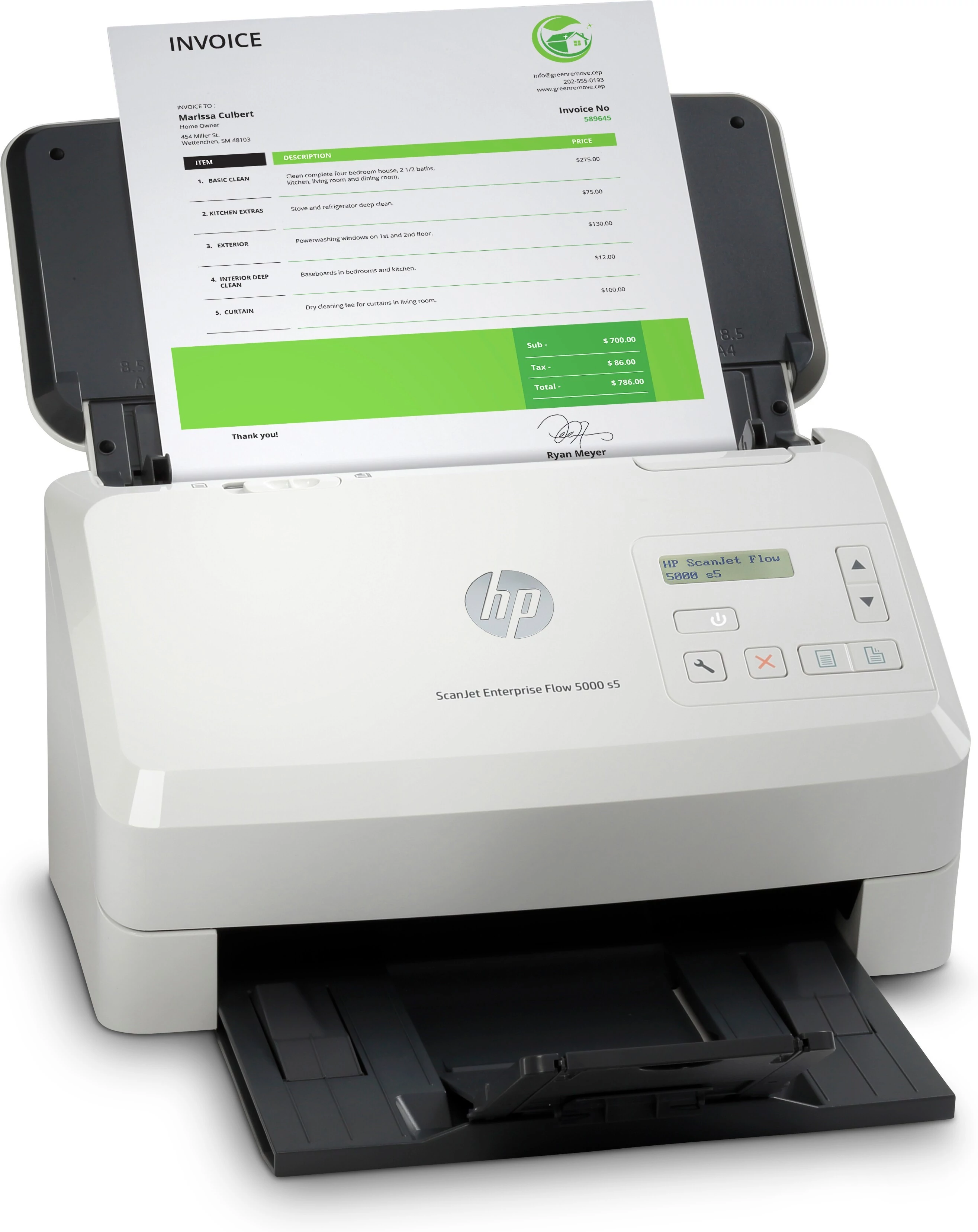 HP ScanJet Enterprise Flow 5000s6 dokumentum szkenner