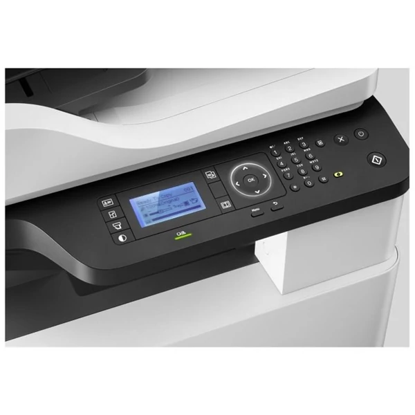 HP Lézer MFP NY / M/S HP LaserJet M443nda A3, fekete, 512MB, USB / Háló, A4 25lap / perc FF, 600x600dpi, Duplex, DADF