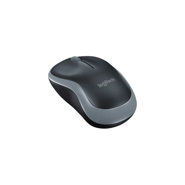 LOGITECH Egér - M185 Vezeték Nélküli Optikai Nano, Szürke