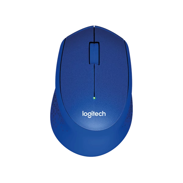 LOGITECH Egér - M330 Silent Plus Vezeték Nélküli Optikai, Kék