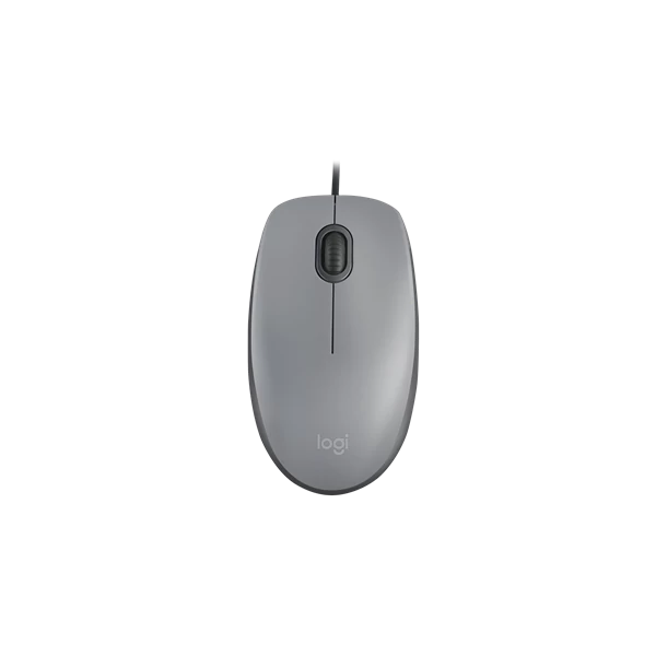 LOGITECH Egér - M110 Vezetékes Optikai, Szürke