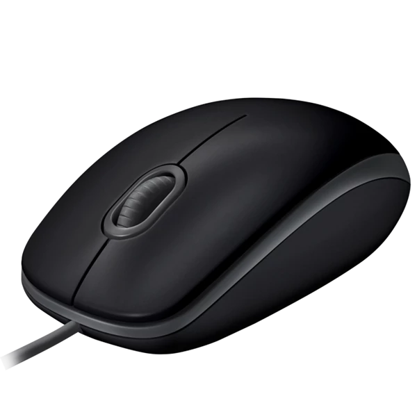 LOGITECH Egér - B110 Vezetékes Optikai Silent, Fekete