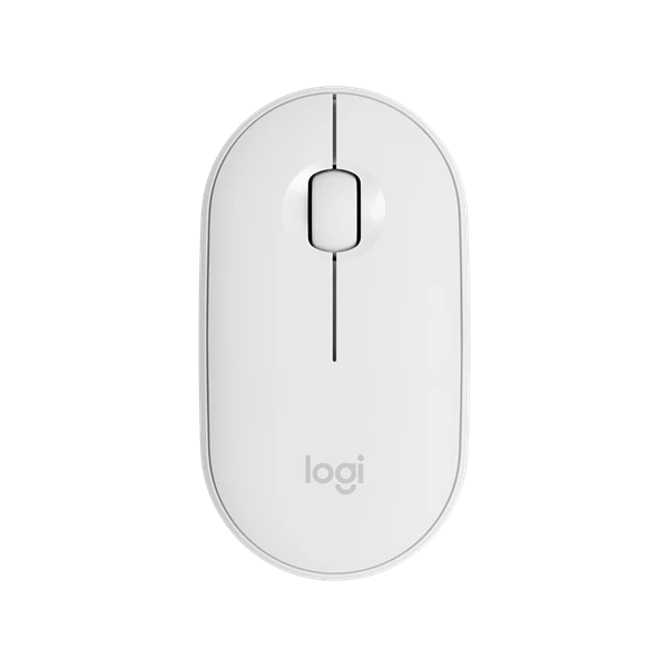 LOGITECH Egér - Pebble M350 Vezeték Nélküli, Piszkosfehér