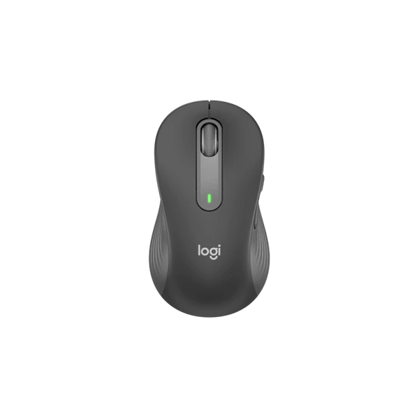 LOGITECH Egér - M650 Signature Vezeték Nélküli Optikai (Large) balkezes, Grafitszürke