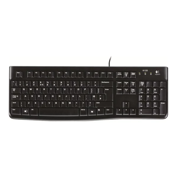 LOGITECH Billentyűzet - K120 Vezetékes, US