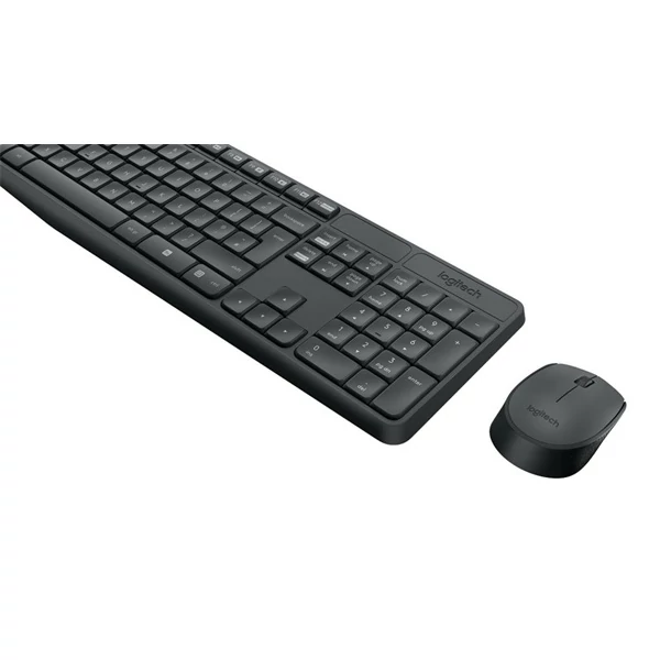 LOGITECH Billentyűzet + egér - MK235 Vezeték Nélküli Combo, DE