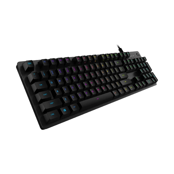 LOGITECH Billentyűzet - G512 Lightsync RGB Mechanikus Vezetékes (Tactile) GX Brown Carbon, US