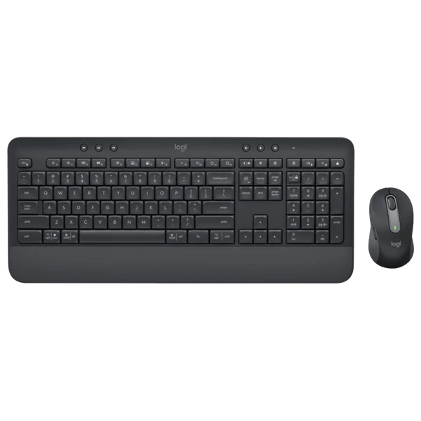 LOGITECH Billentyűzet + egér - MK650 Vezeték Nélküli Combo Grafitszürke, HUN