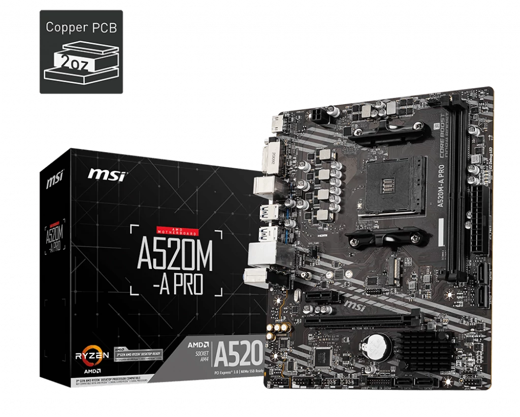 MSI A520M-A PRO alaplap