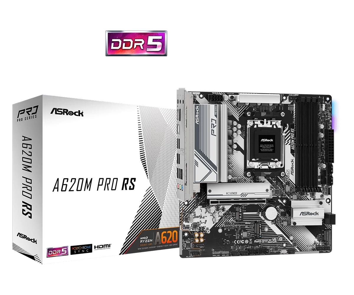 ASRock sAM5 A620M PRO RS alaplap