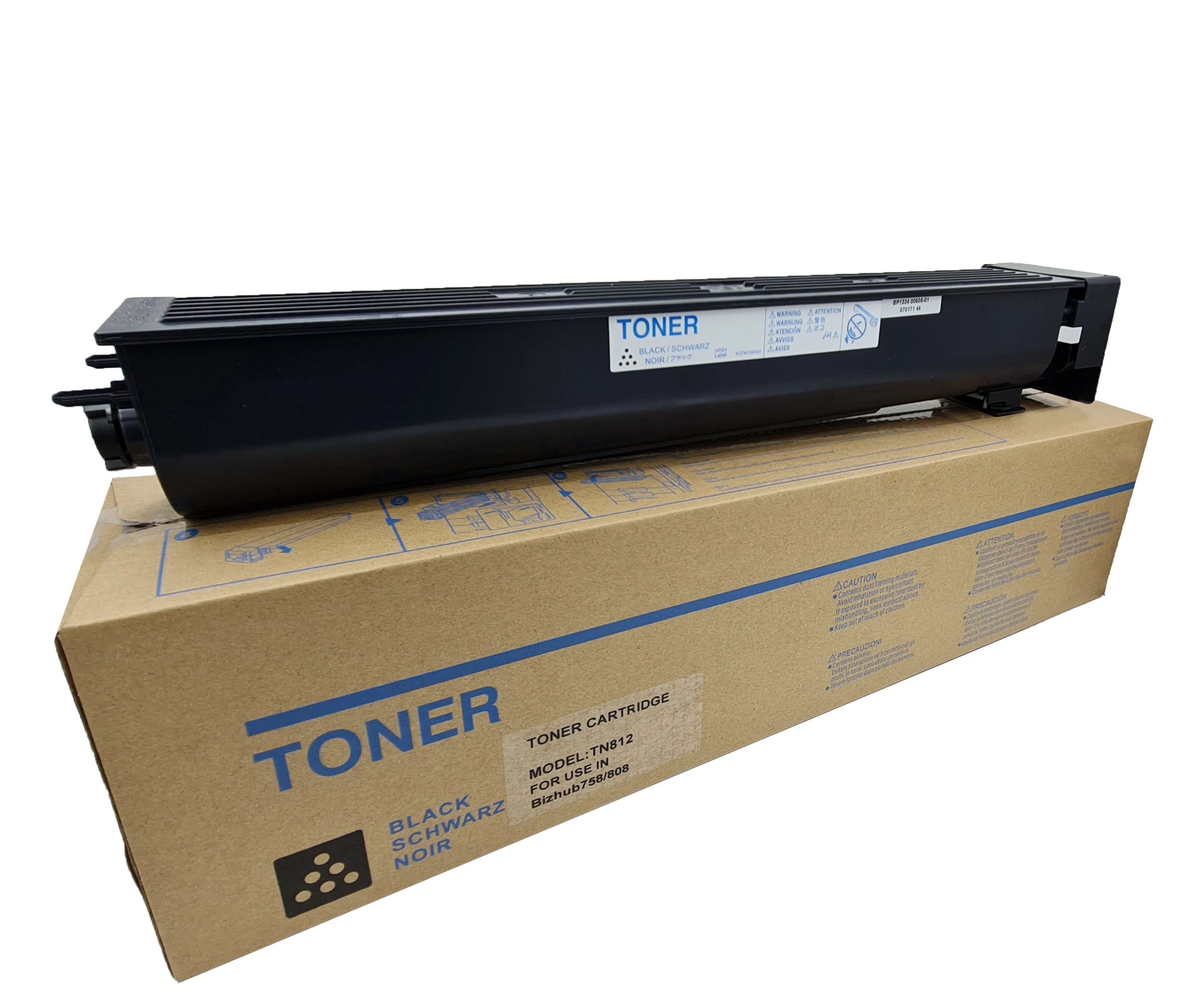 Utángyártott MINOLTA B758 TN812 Toner Bk. 40800 oldal kapacitás RZ Egyéb utángyártott