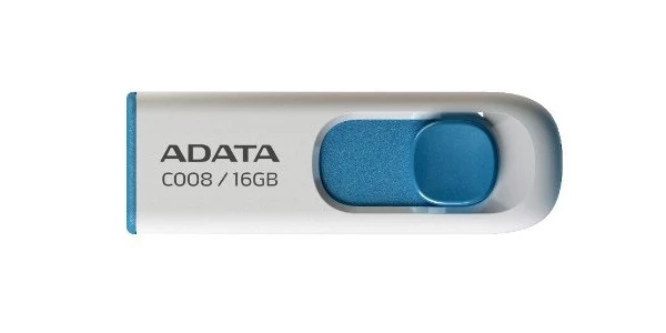 ADATA 16GB USB2.0 Fehér (AC008-16G-RWE) Flash Drive