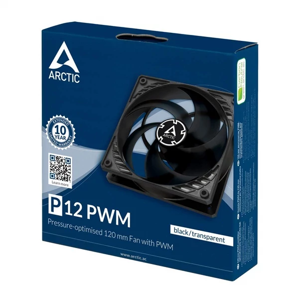 ARCTIC COOLING CPU hűtő P12 PWM Fekete, 12cm