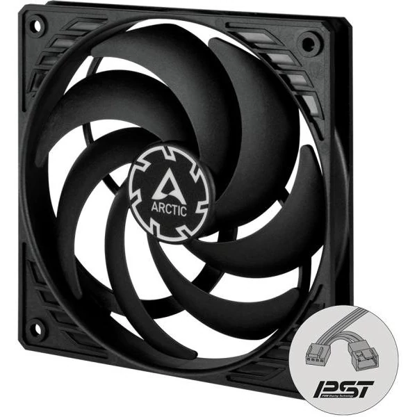 ARCTIC COOLING CPU hűtő P12 Slim PWM PST Fekete, 12cm