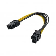 Akyga Adapter PCI Express 6-pin M/ 6+2-pin F AK-CA-07