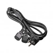 Akyga PC Power Cable Y-alakú splitter 1.8m AK-PC-04A