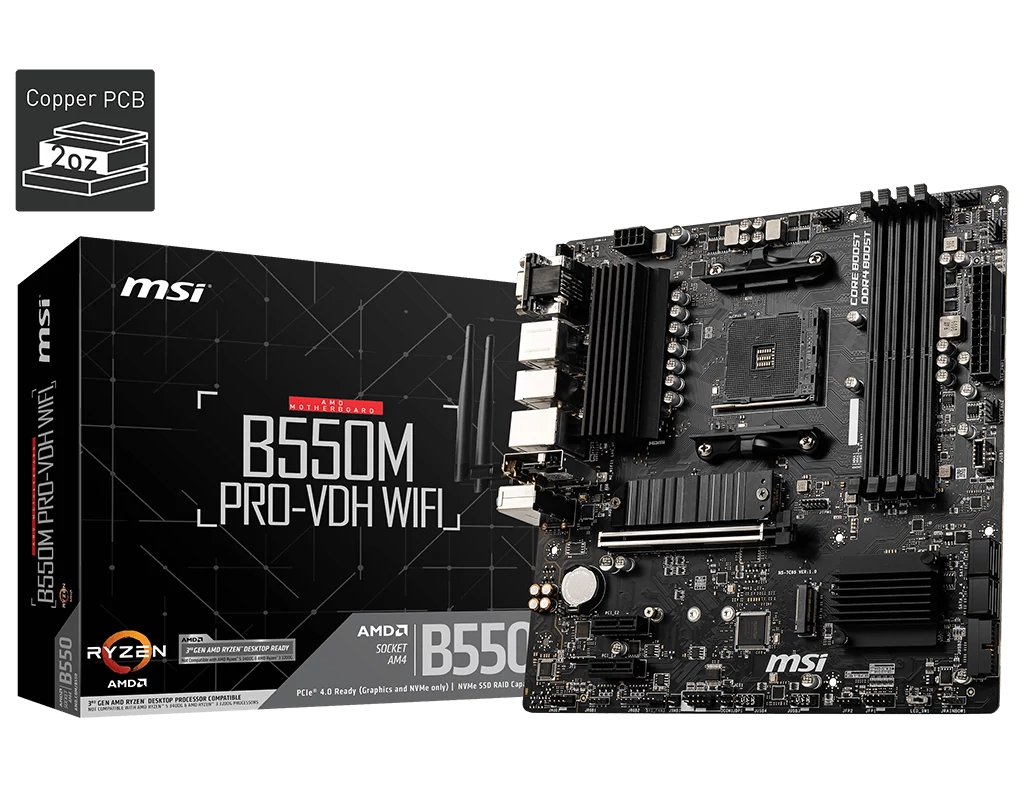 MSI B550M PRO-VDH WIFI alaplap