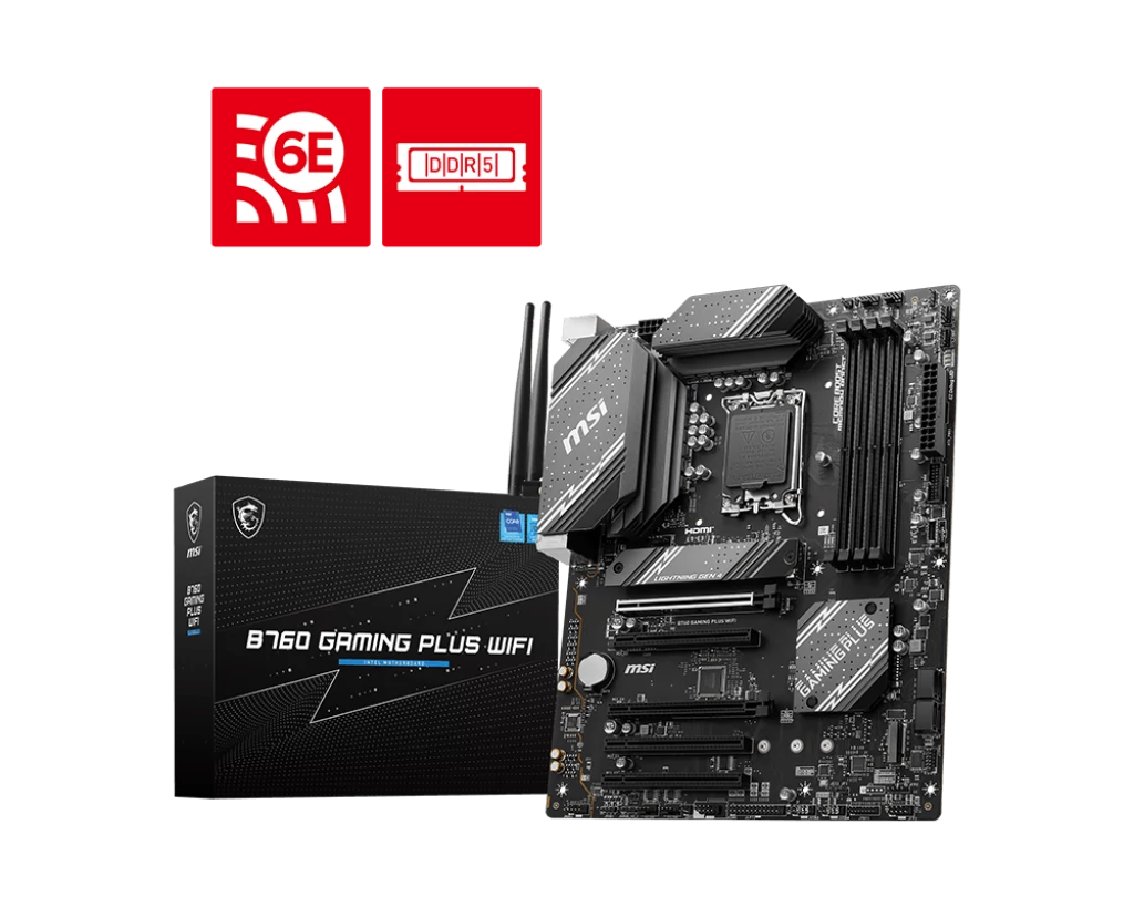 MSI LGA1700 B760 GAMING PLUS WIFI alaplap