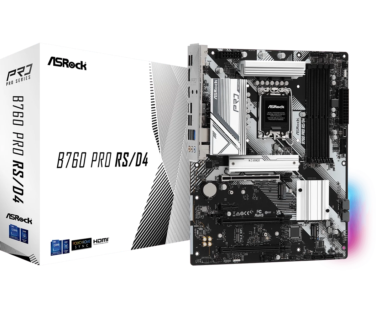 ASRock LGA1700 B760 PRO RS/D4 alaplap