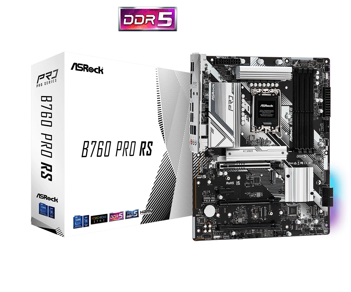 ASRock LGA1700 B760 PRO RS alaplap