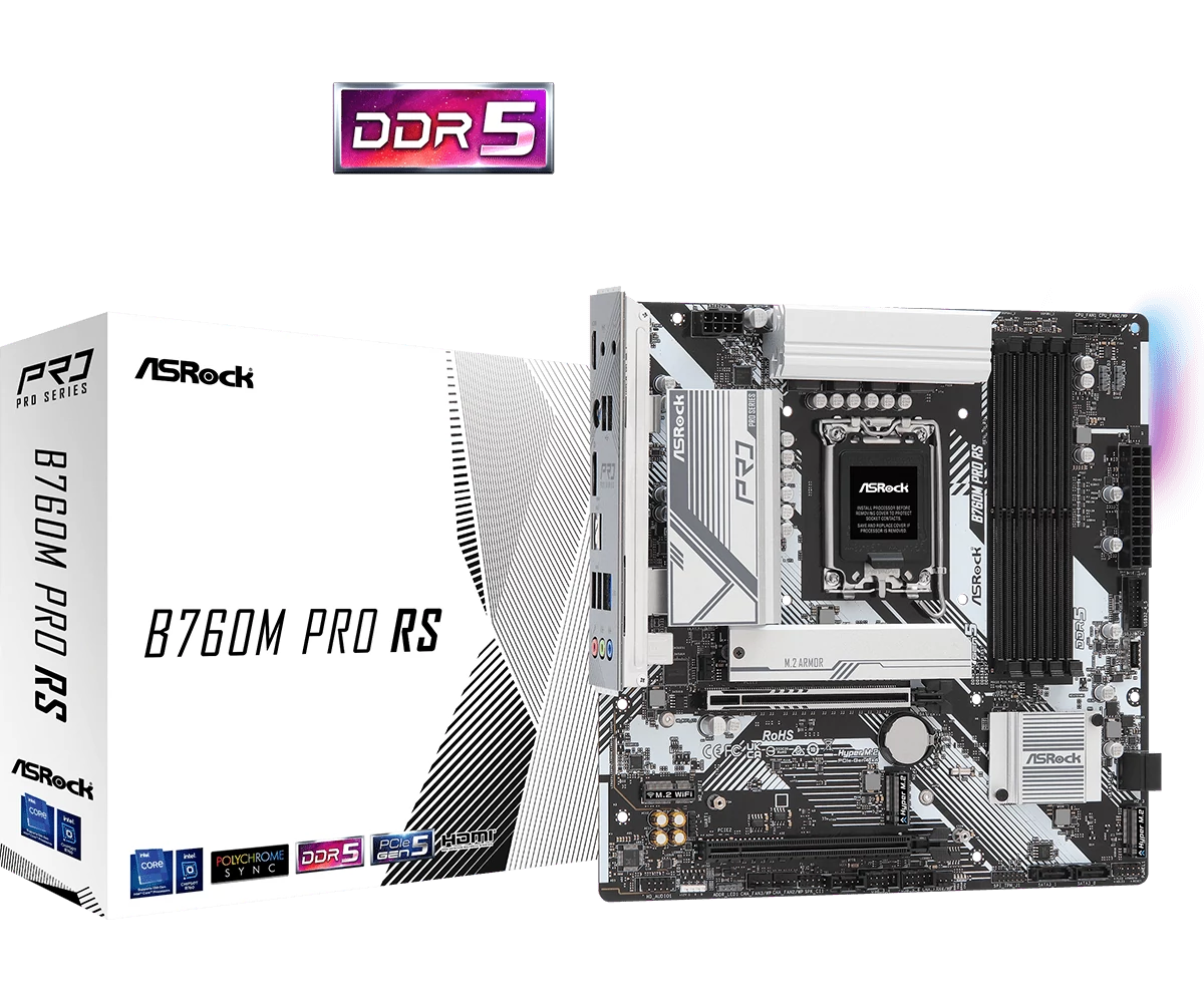 ASRock LGA1700 B760M PRO RS alaplap