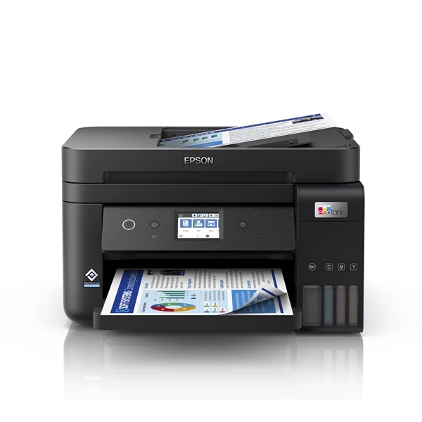 EPSON Tintasugaras nyomtató - EcoTank L6290 (A4, MFP, színes,4800x1200 DPI,33 lap / perc, duplex, ADF, USB / LAN / Wifi)