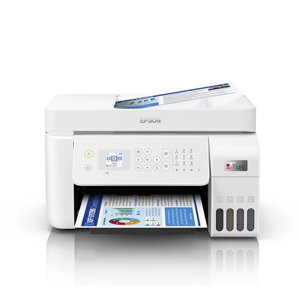 EPSON Tintasugaras nyomtató - EcoTank L5296 (A4, MFP, színes, 5760x1440 DPI, 33 lap / perc, USB / Wifi / LAN)