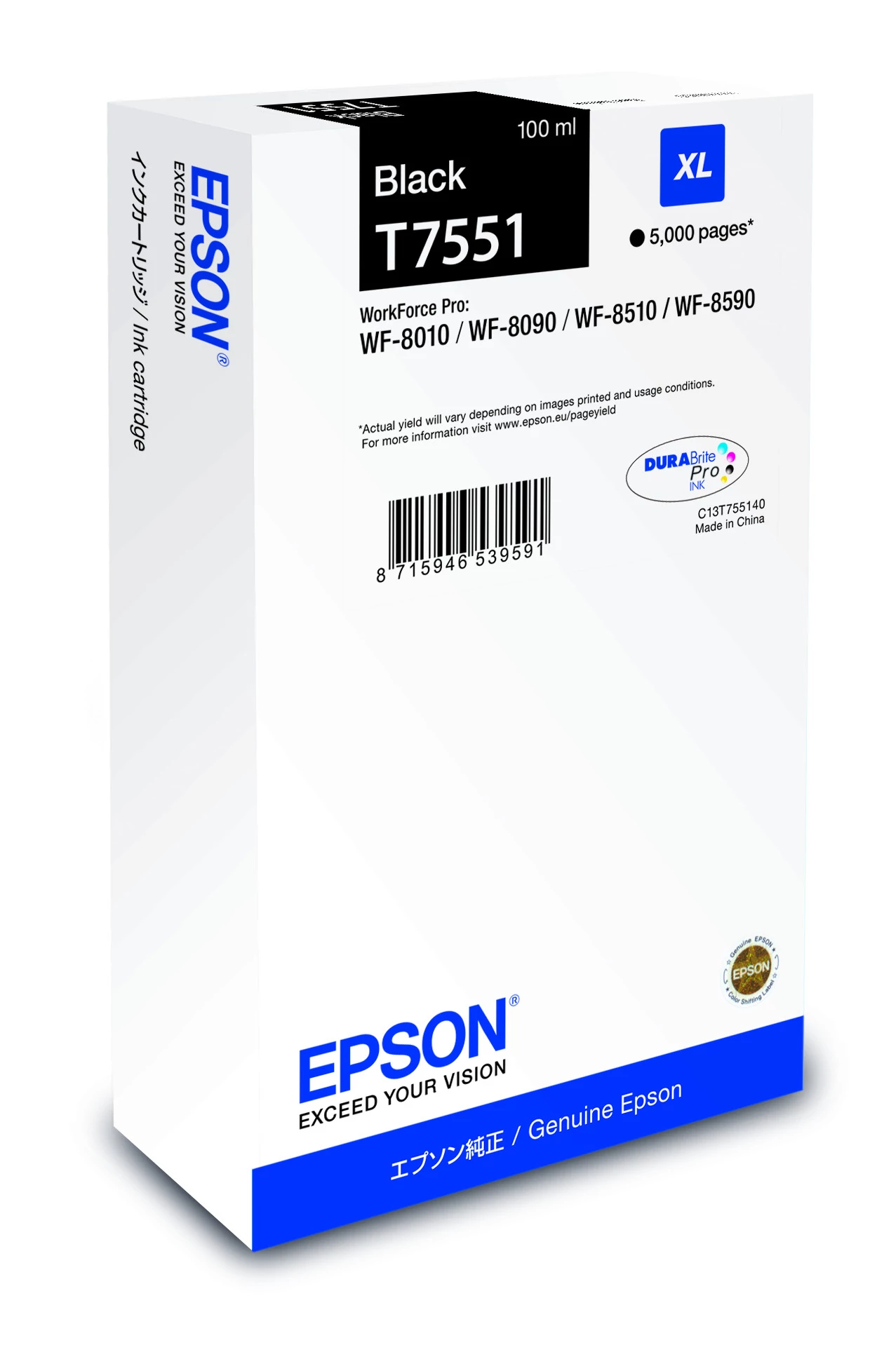 Epson T7551 Patron Bk 5K /o/ Epson