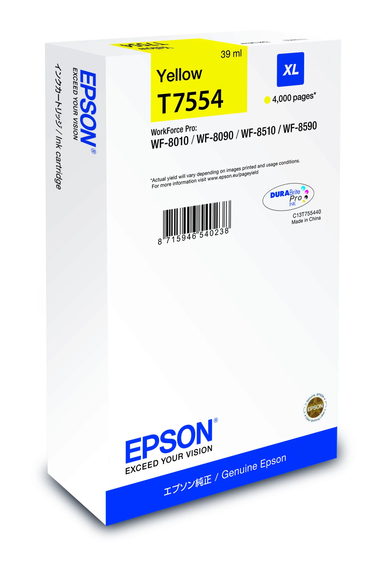 Epson T7554 Patron Yellow 4K /o/ Epson