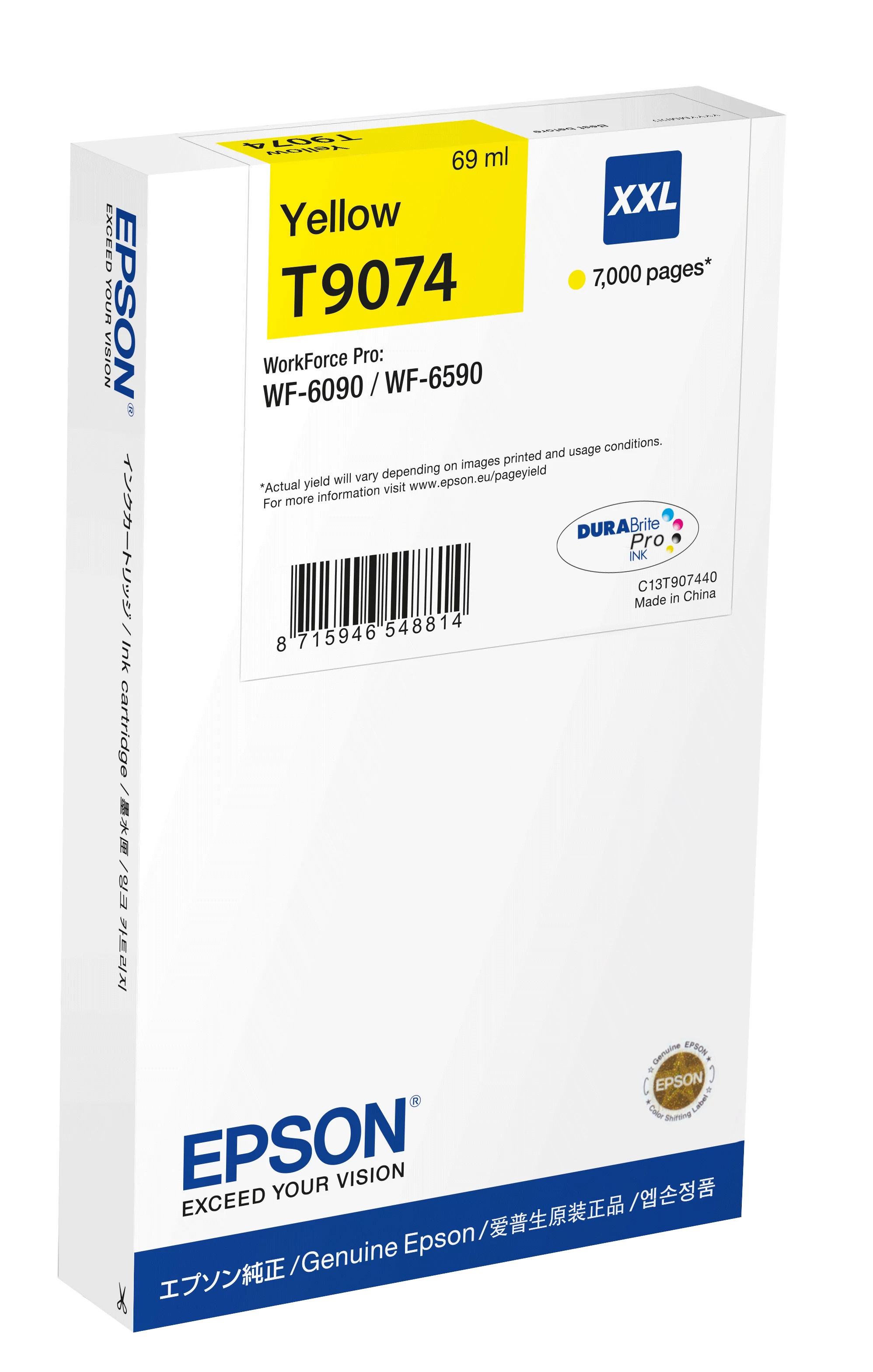 Epson T9074 Patron Yellow 7K /o/ Epson